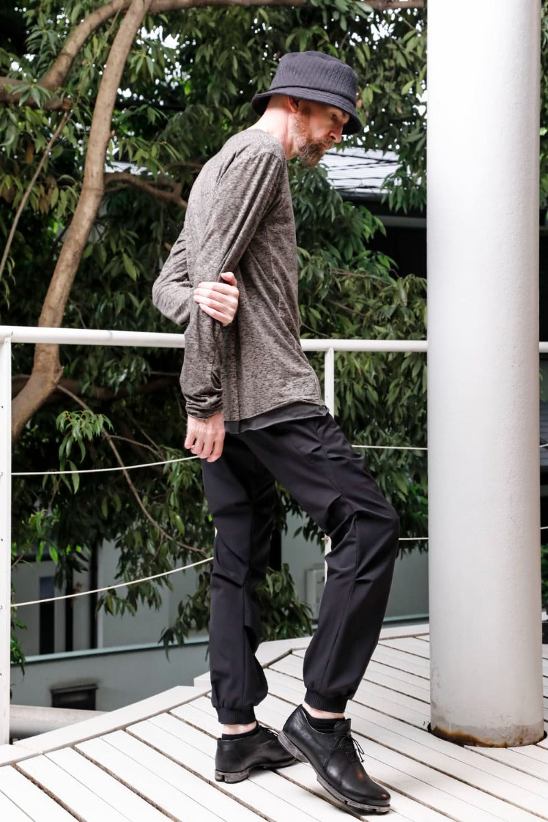 ロング スリーブ リネン ジャージー 