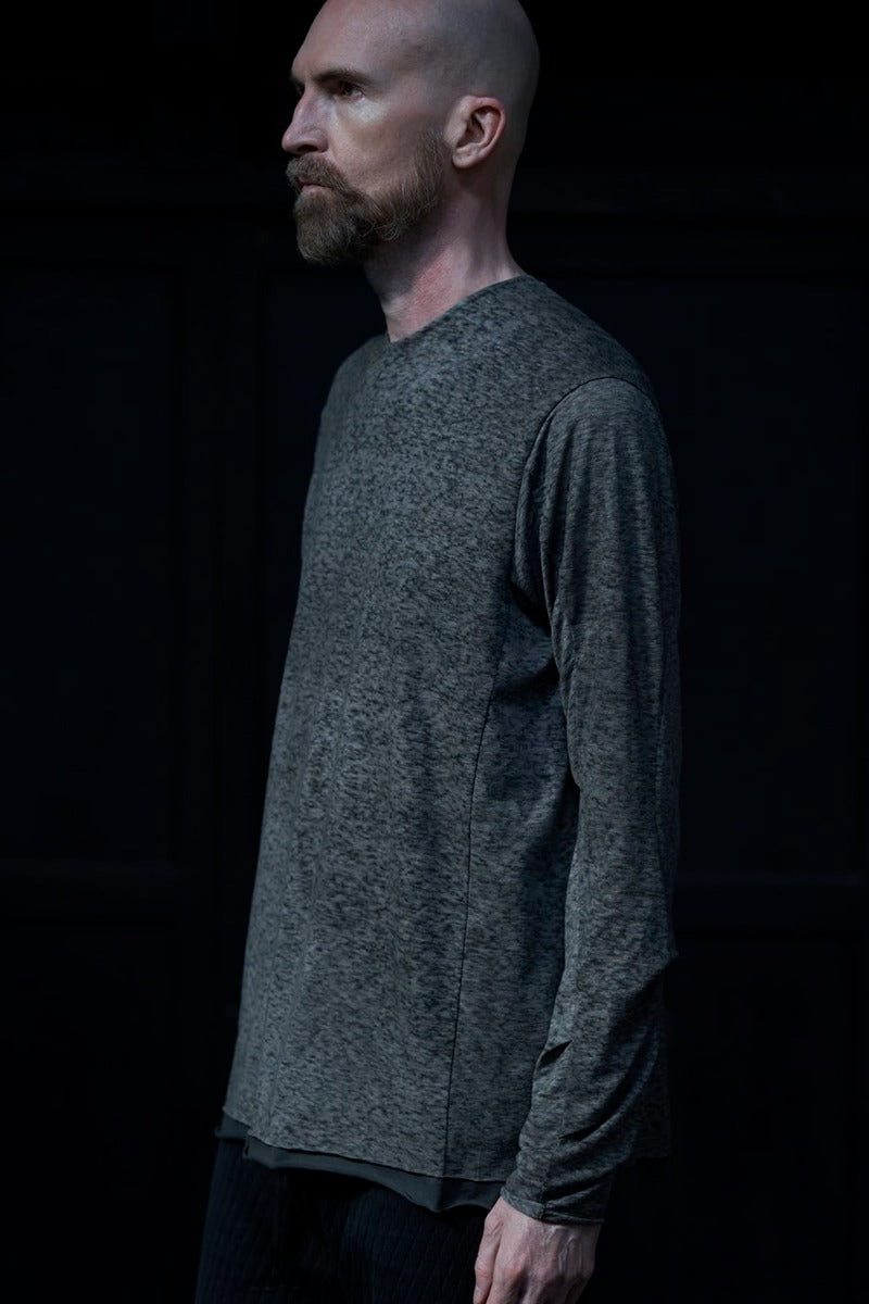 ロング スリーブ リネン ジャージー 