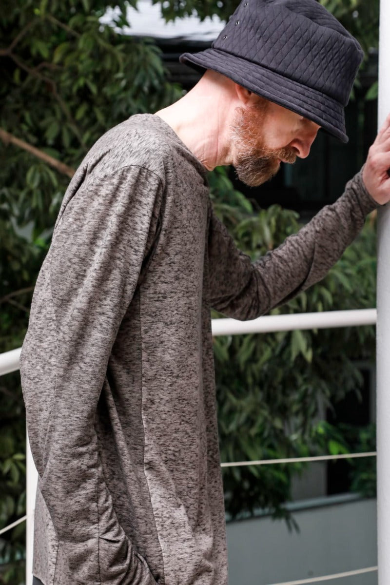 ロング スリーブ リネン ジャージー 