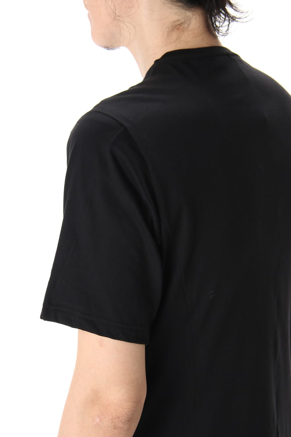 Short Sleeve egyptian cotton jersey (SUVIN) - Black