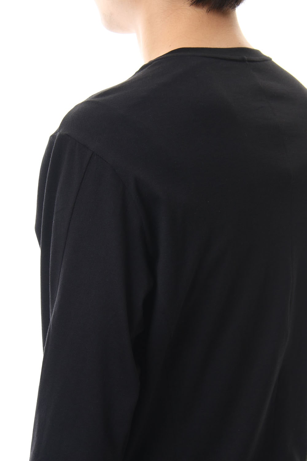 Long Sleeve egyptian cotton jersey (SUVIN) - Black