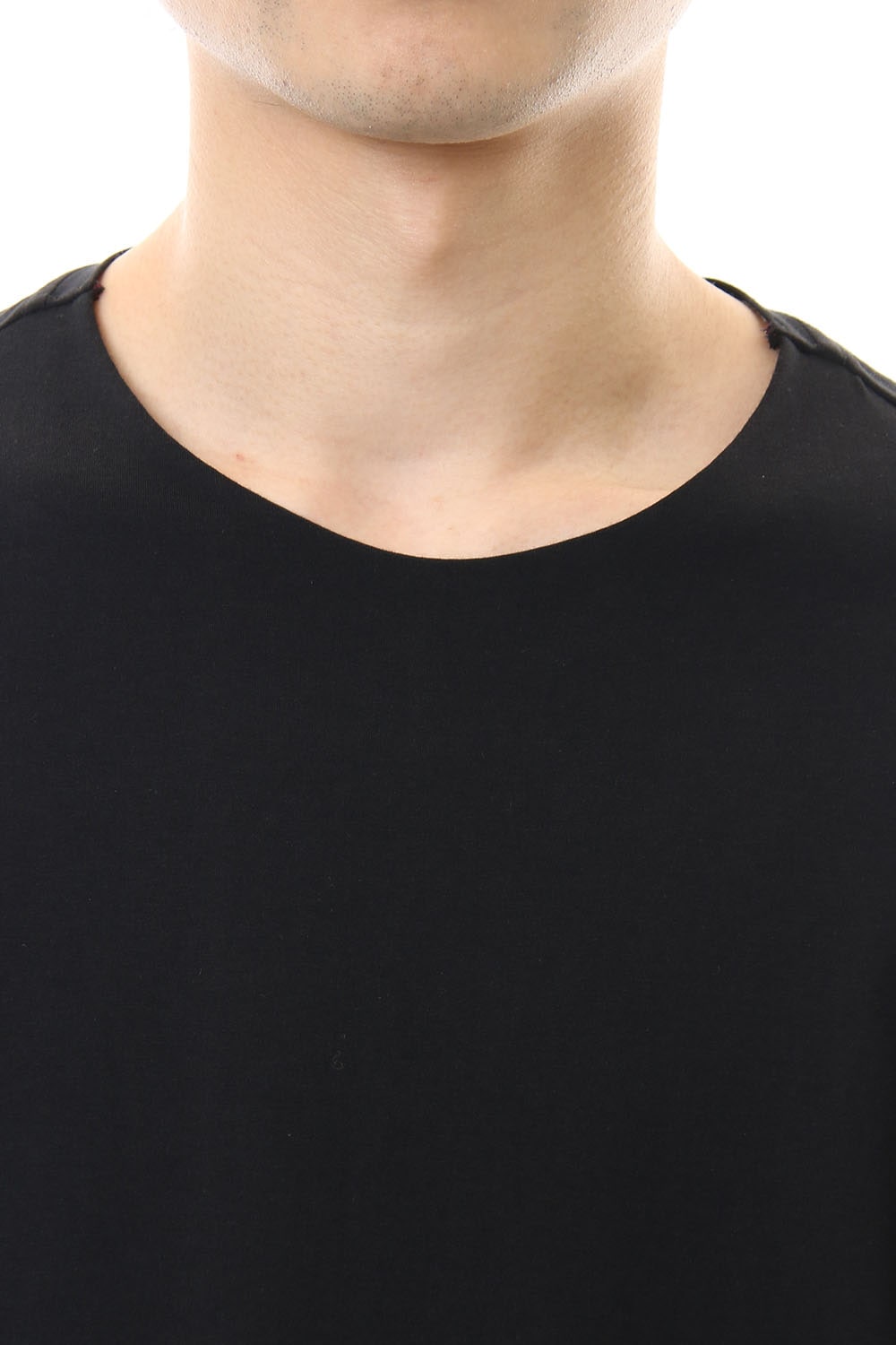 Long Sleeve egyptian cotton jersey (SUVIN) - Black