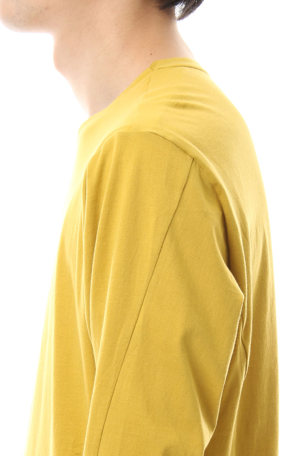 Long Sleeve egyptian cotton jersey (SUVIN) - Dirty Yellow