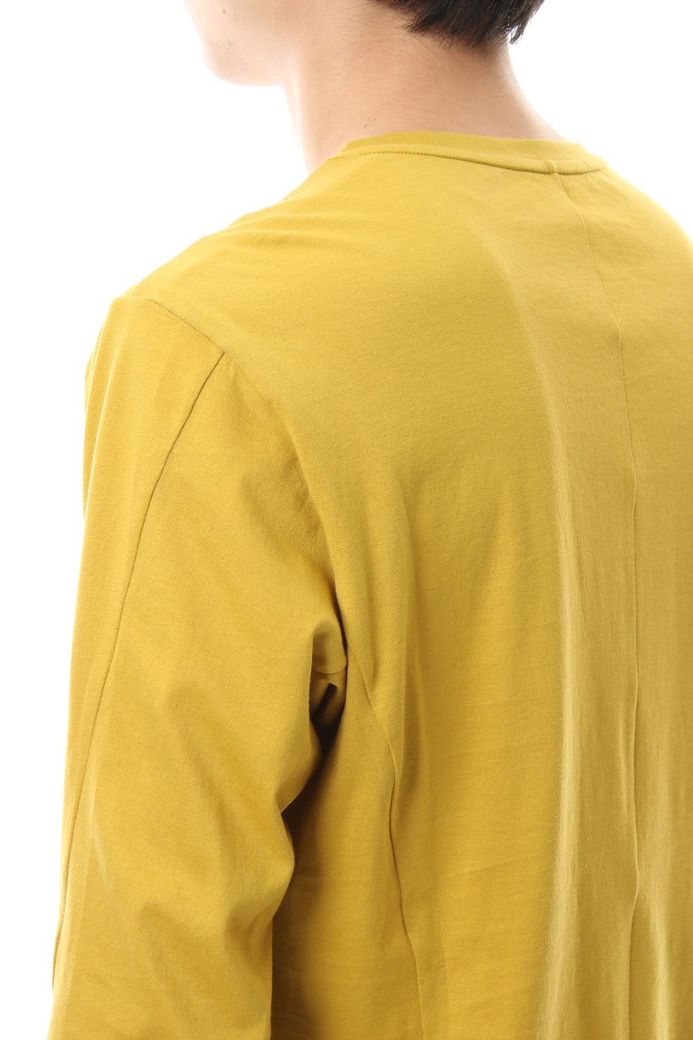 Long Sleeve egyptian cotton jersey (SUVIN) - Dirty Yellow