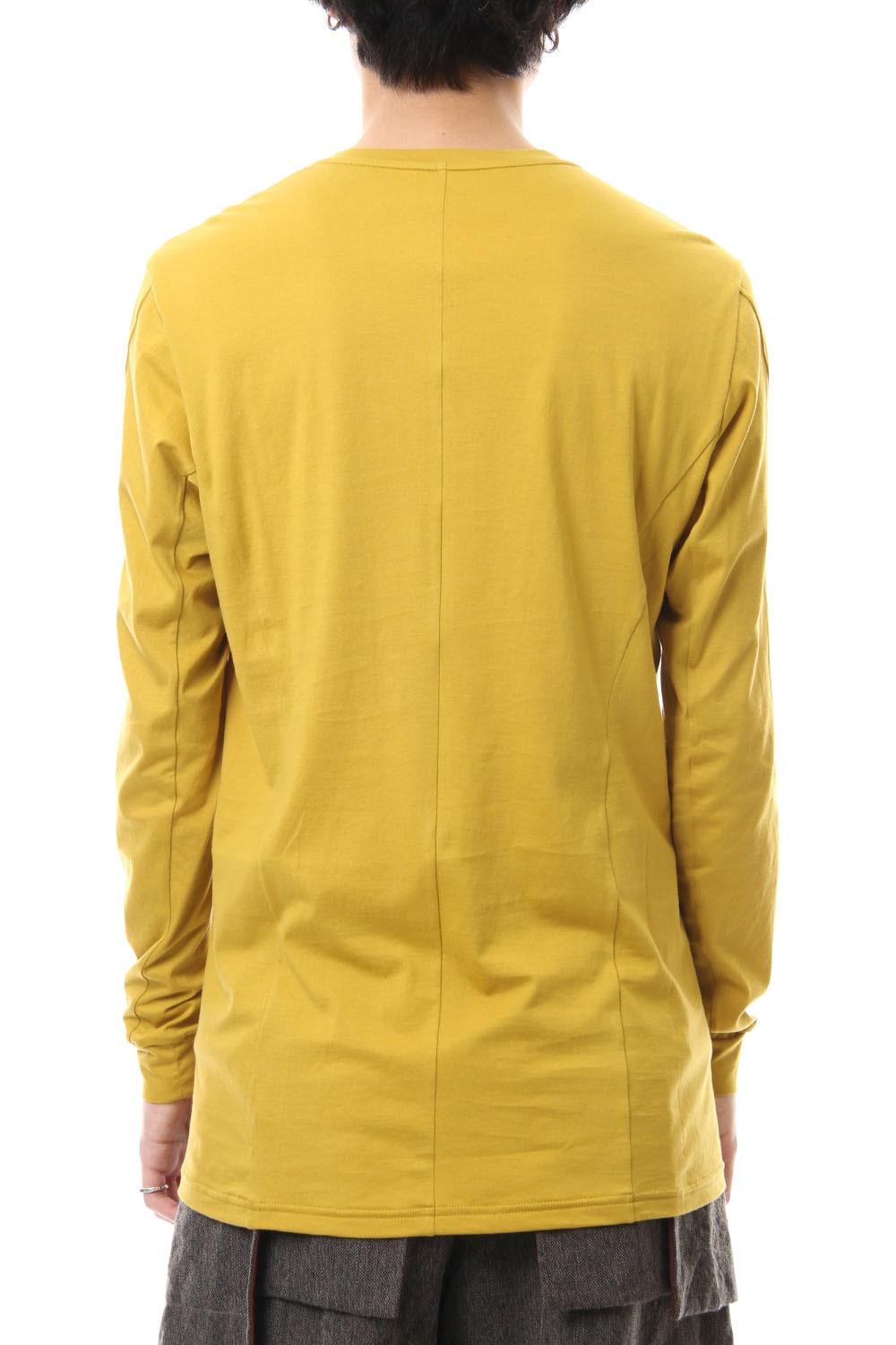 Long Sleeve egyptian cotton jersey (SUVIN) - Dirty Yellow