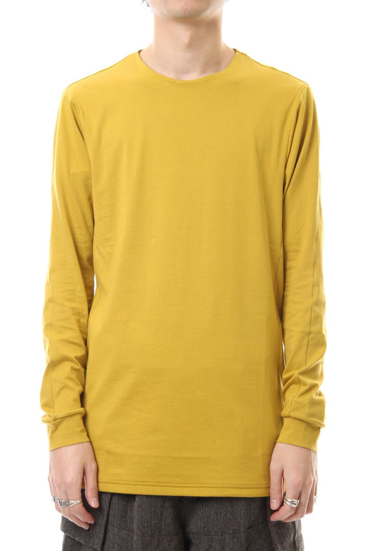 Long Sleeve egyptian cotton jersey (SUVIN) - Dirty Yellow