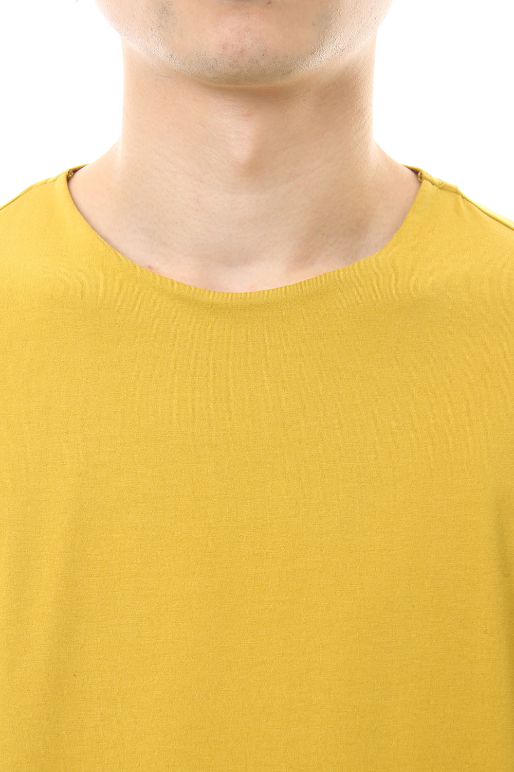 Long Sleeve egyptian cotton jersey (SUVIN) - Dirty Yellow