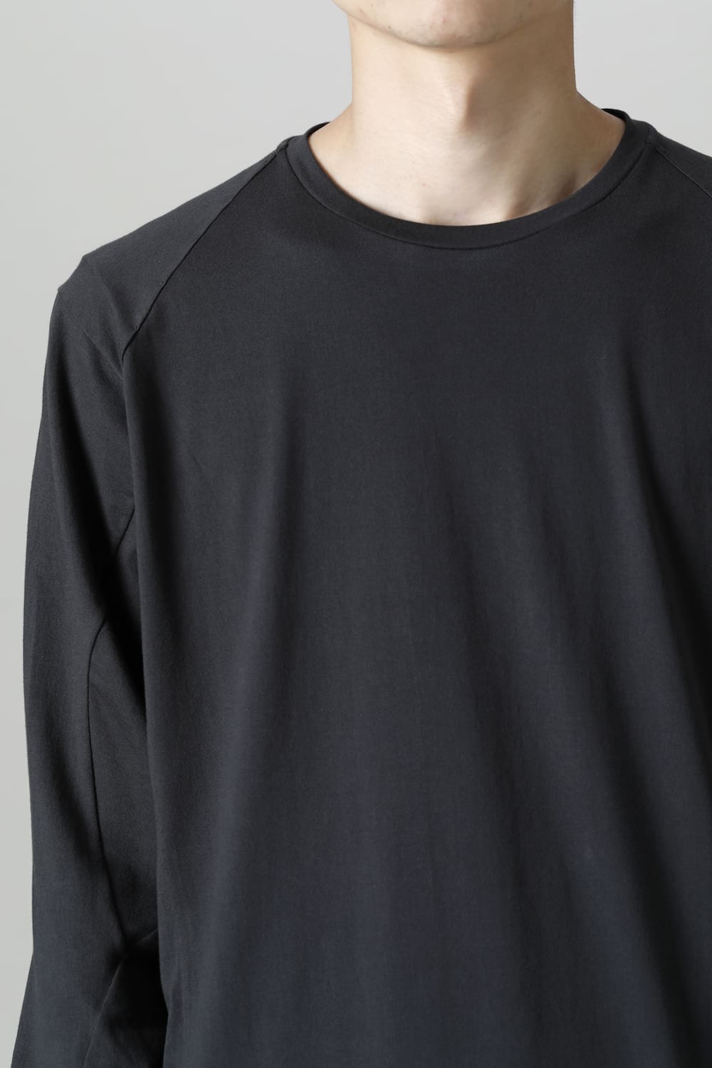 Long sleeve Egyptian cotton Interlock jersey (SUVIN) Petrolio