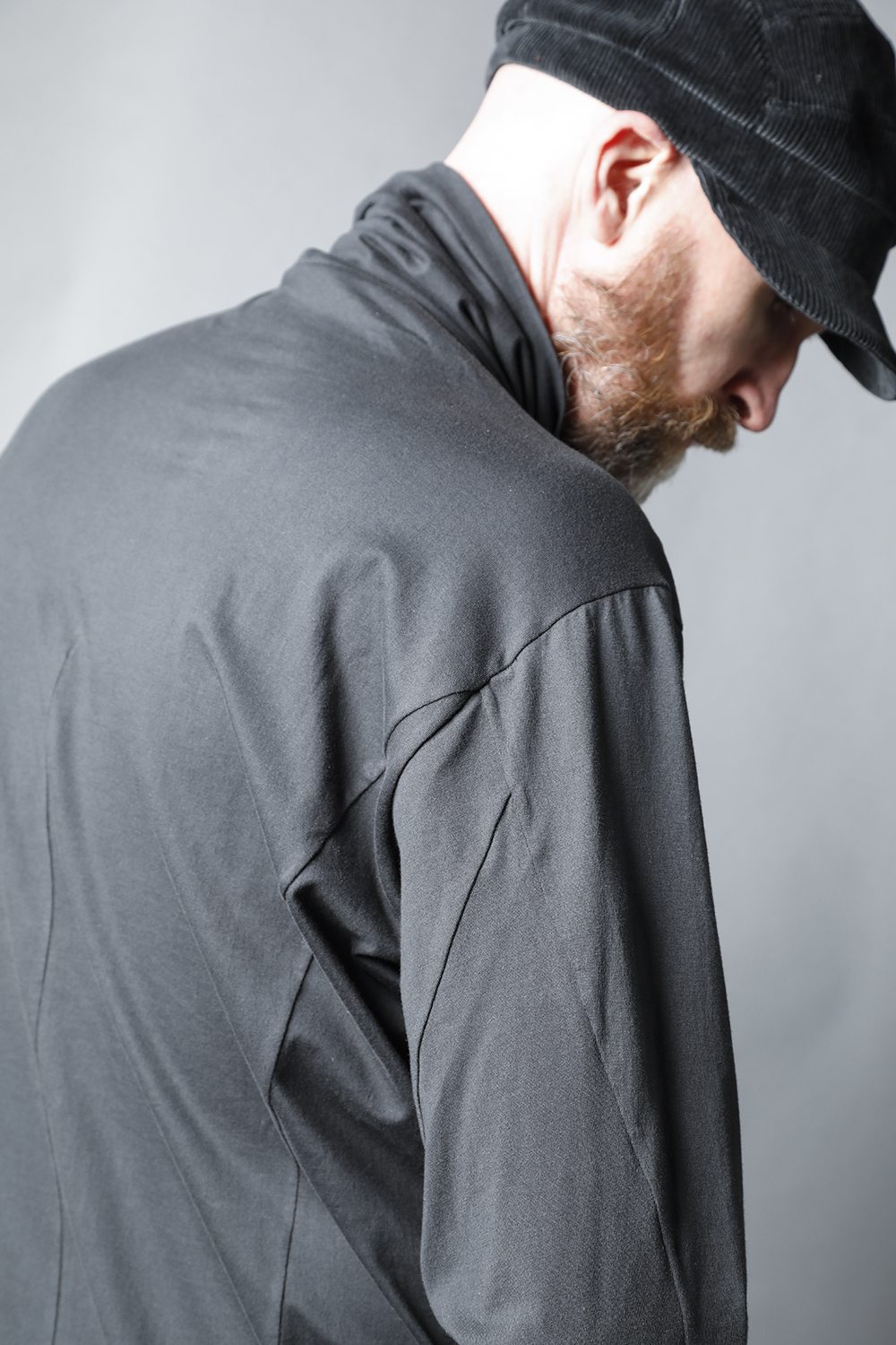 High neck Egyptian cotton Interlock jersey (SUVIN) Petrolio