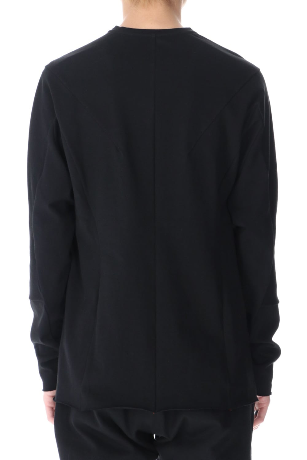 Long sleeve medium weight soft jersey Black