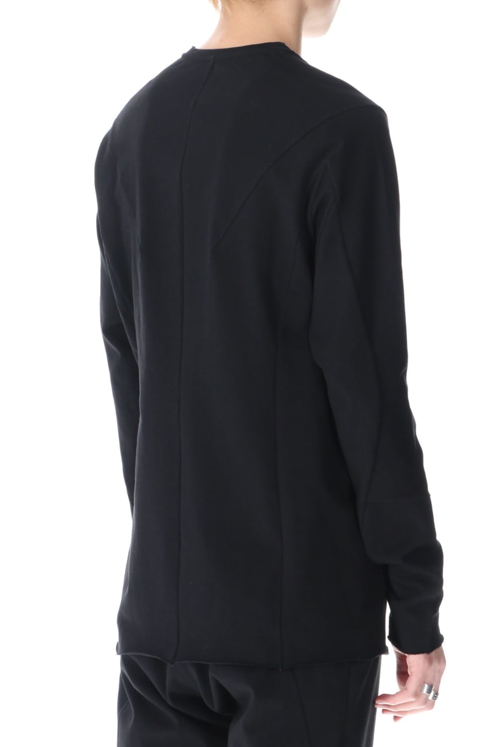 Long sleeve medium weight soft jersey Black