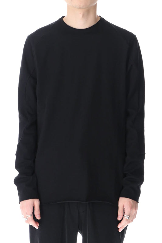 Long sleeve medium weight soft jersey Black