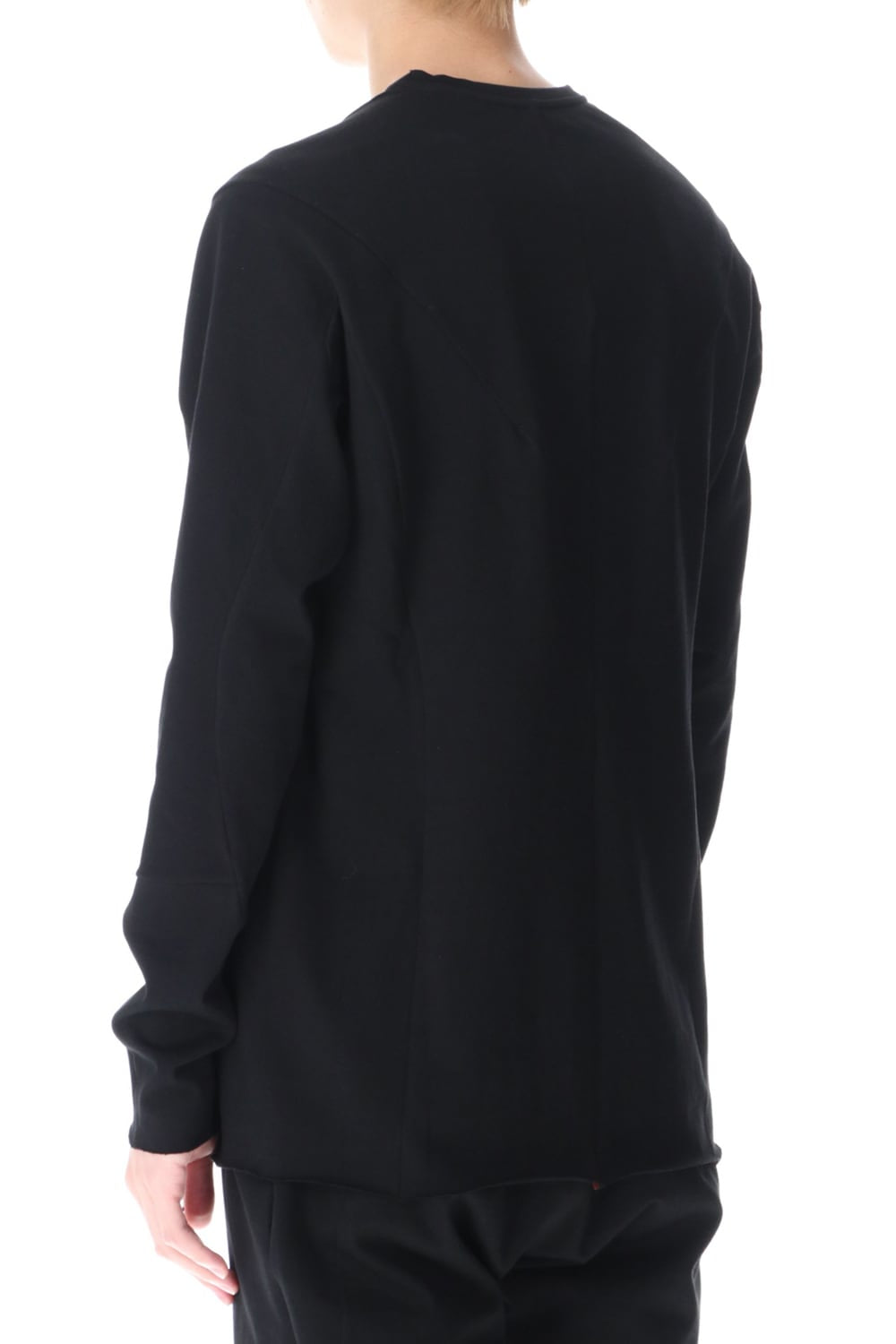 Long sleeve medium weight soft jersey Black