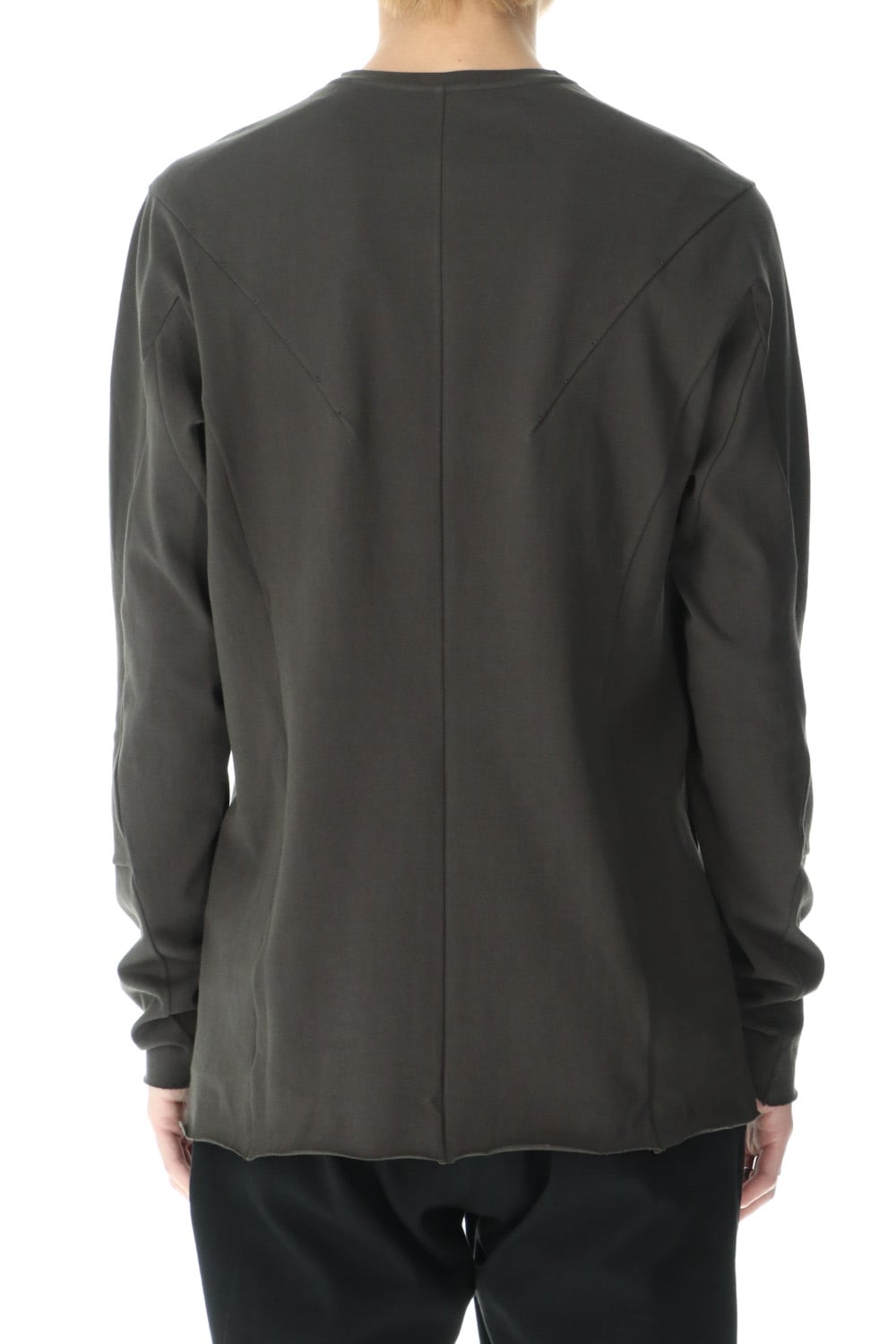 Long sleeve medium weight soft jersey Mud Khaki