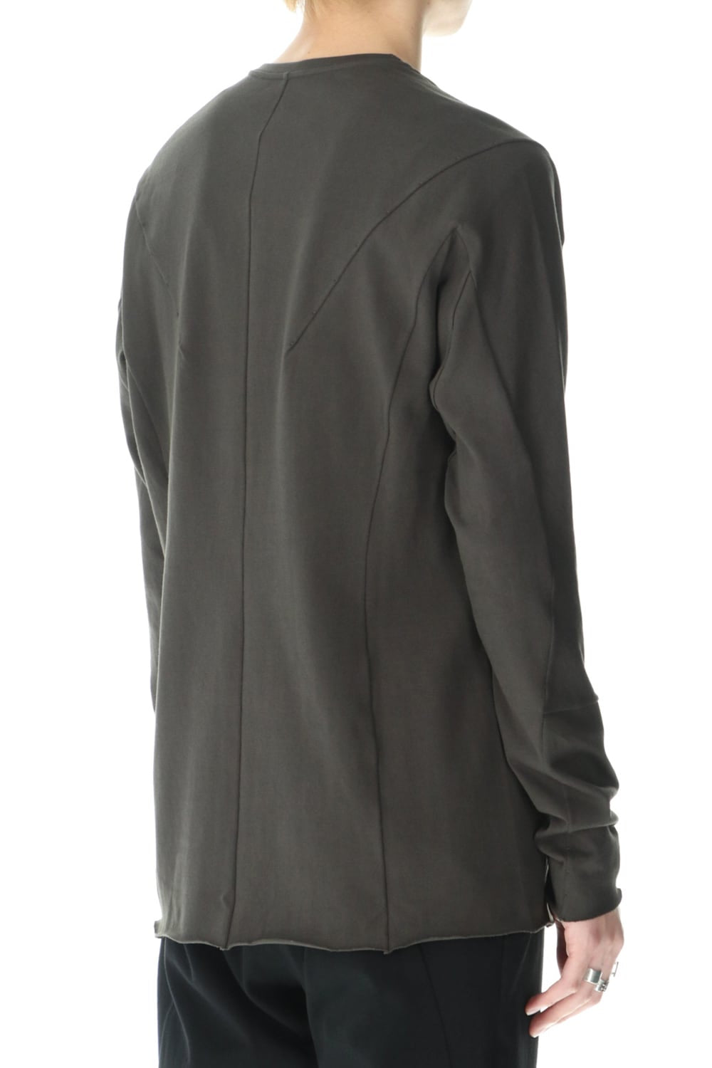 Long sleeve medium weight soft jersey Mud Khaki