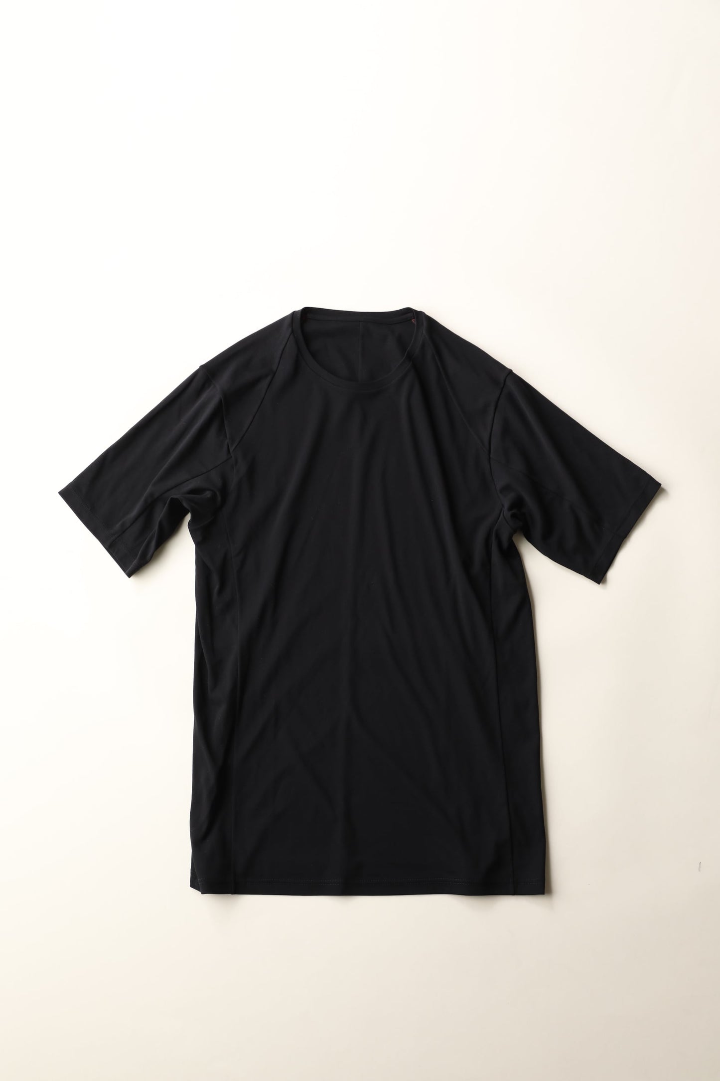 Short sleeve cotton high twist interlock jersey Lava Stone