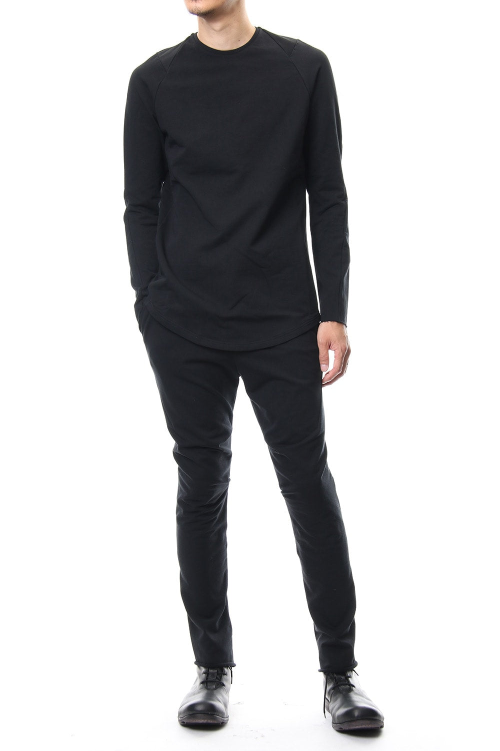 Long Sleeve Cotton Stretch Jersey
