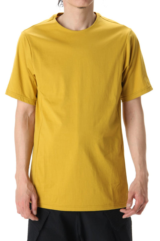 Short Sleeve egyptian cotton jersey (SUVIN) - Dirty Yellow