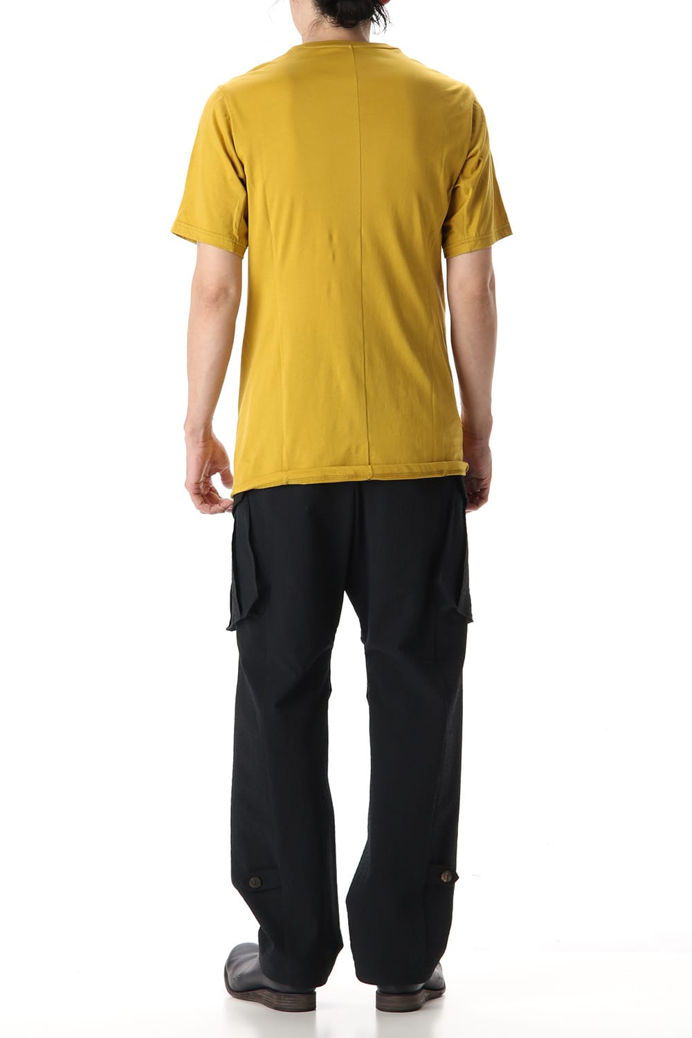 Short Sleeve egyptian cotton jersey (SUVIN) - Dirty Yellow