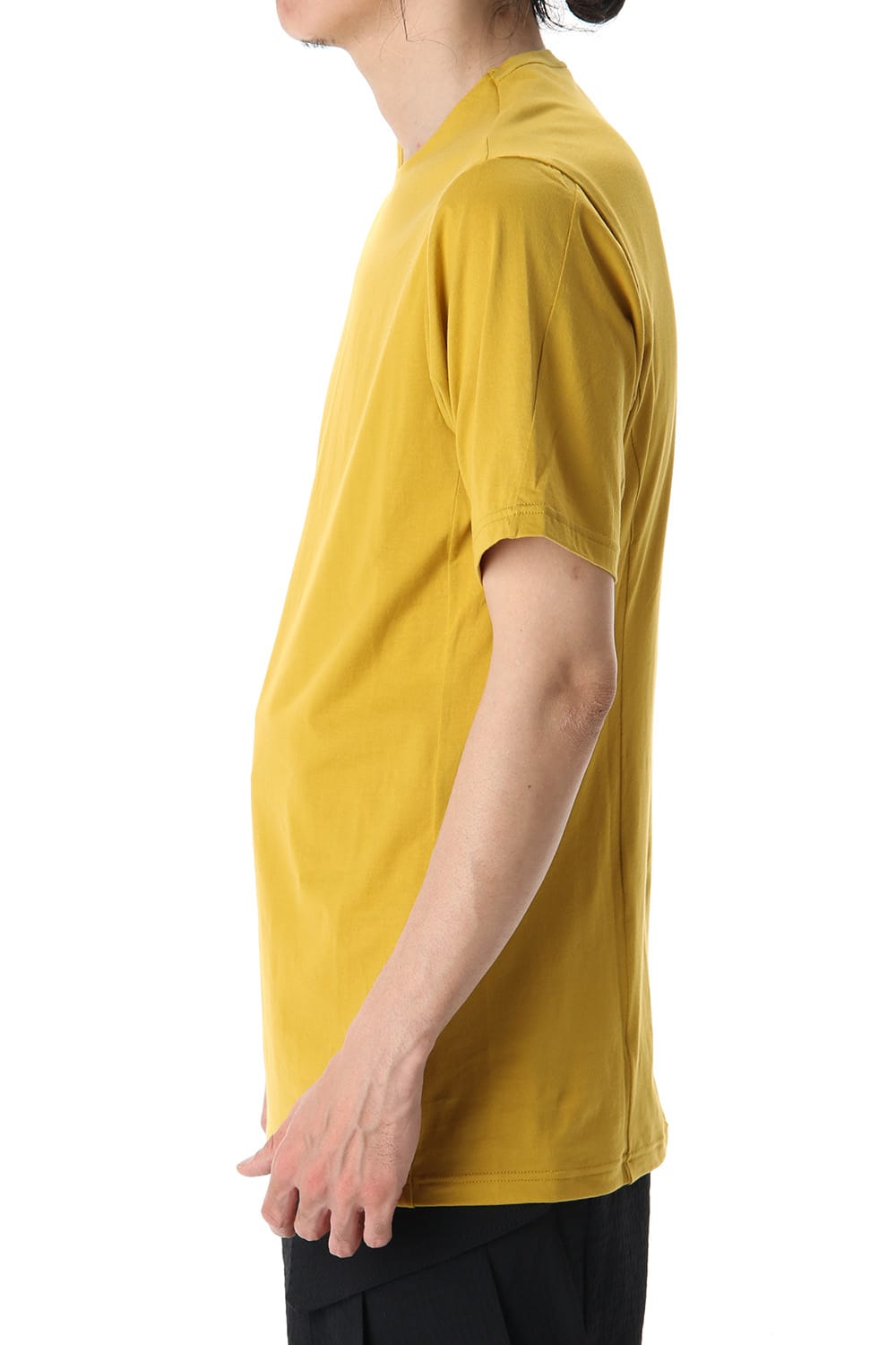 Short Sleeve egyptian cotton jersey (SUVIN) - Dirty Yellow