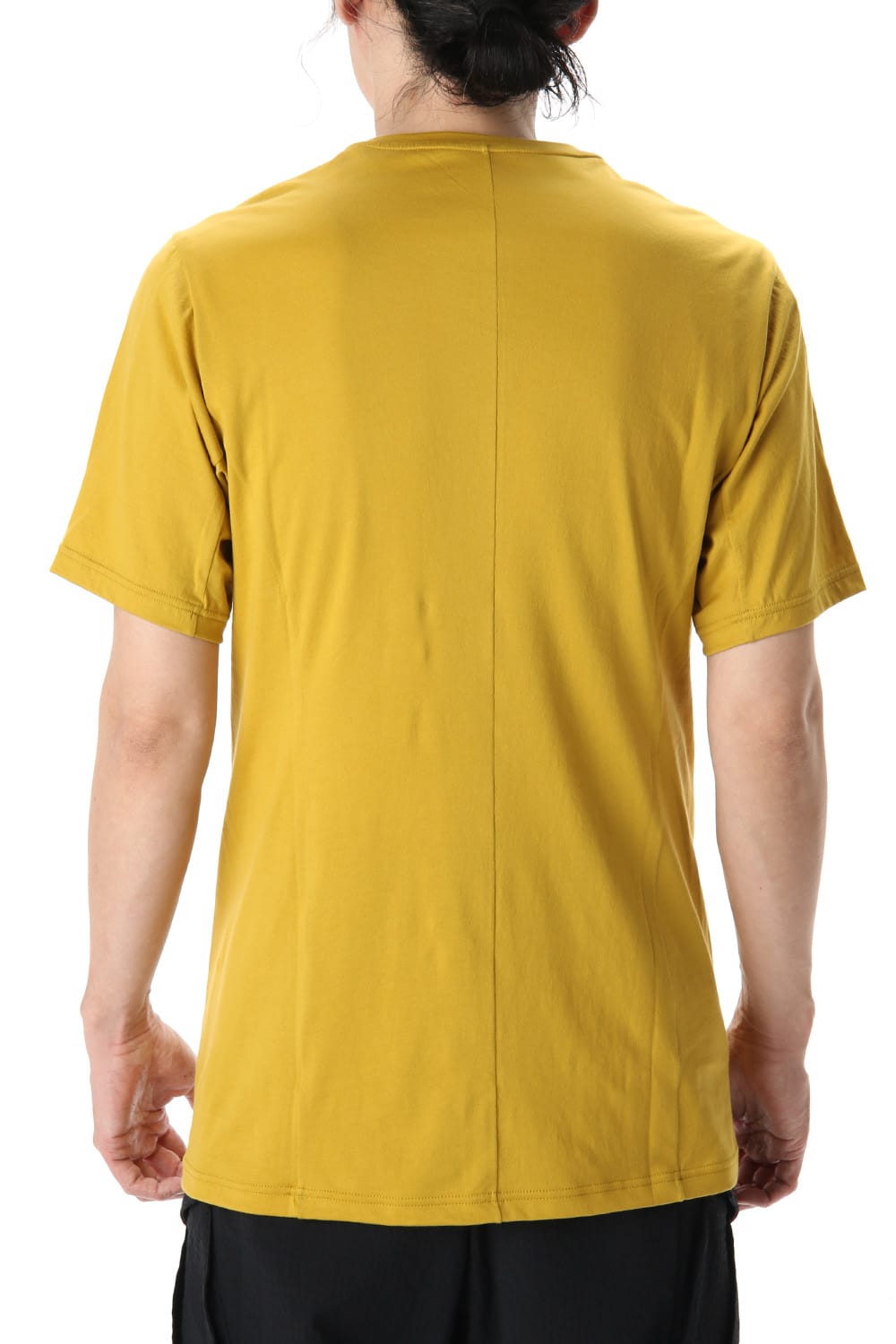 Short Sleeve egyptian cotton jersey (SUVIN) - Dirty Yellow