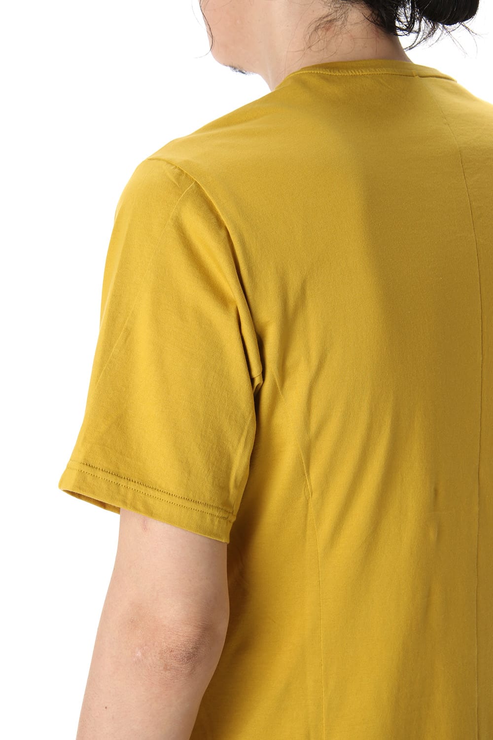 Short Sleeve egyptian cotton jersey (SUVIN) - Dirty Yellow