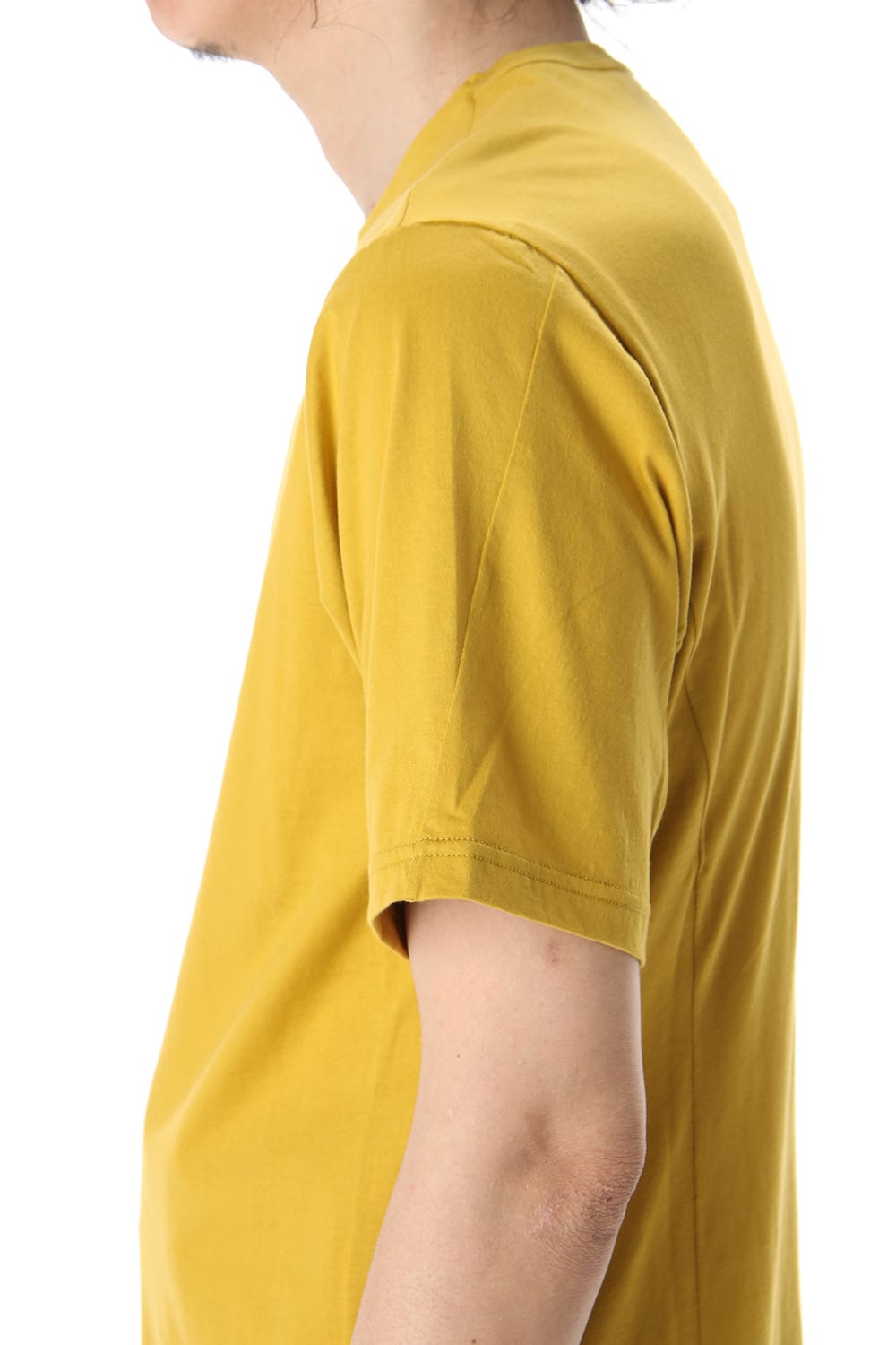 Short Sleeve egyptian cotton jersey (SUVIN) - Dirty Yellow