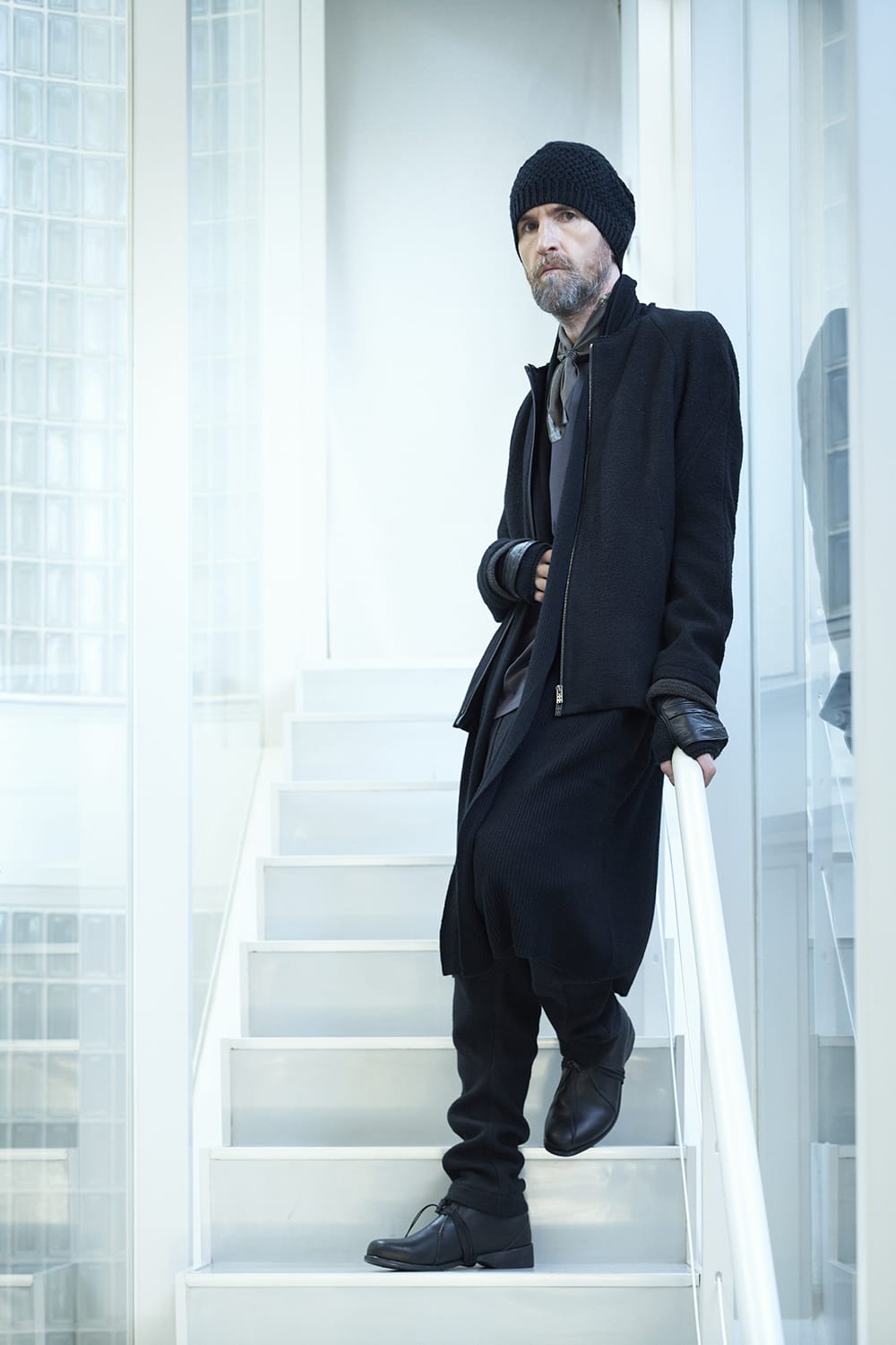 Long sleeve 100/3 suvin cotton jersey Purple Gray