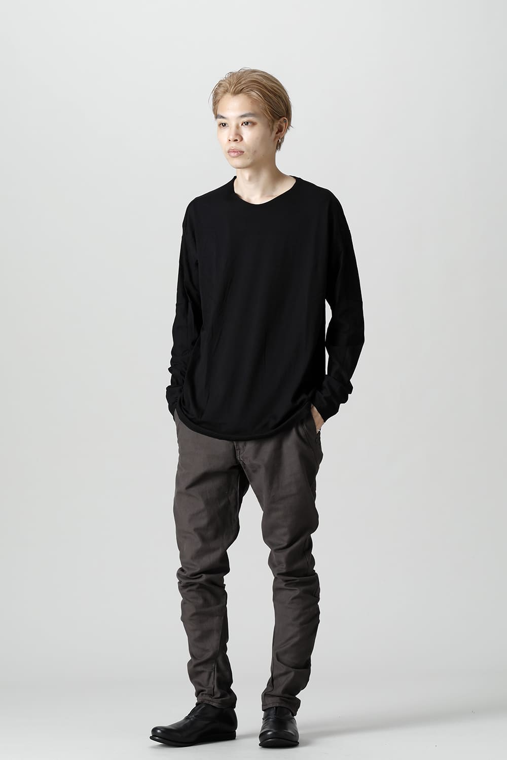 Long sleeve 100/3 Salt shrinking jersey Black