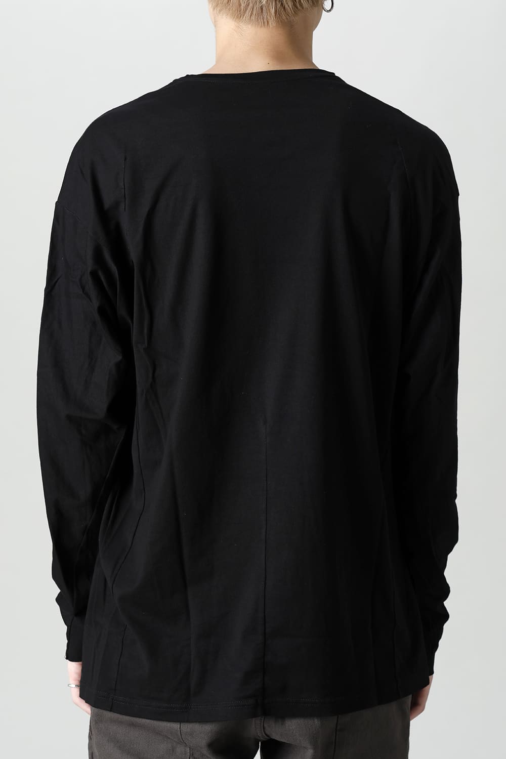 Long sleeve 100/3 Salt shrinking jersey Black