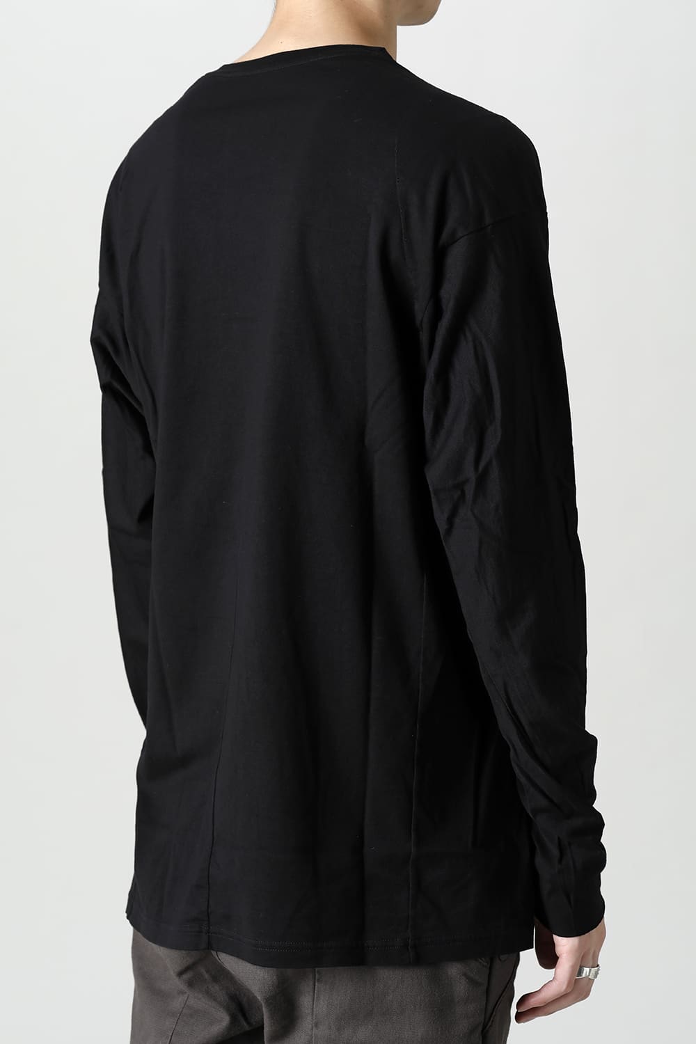Long sleeve 100/3 Salt shrinking jersey Black