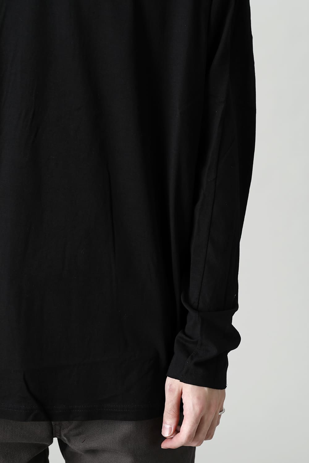 Long sleeve 100/3 Salt shrinking jersey Black