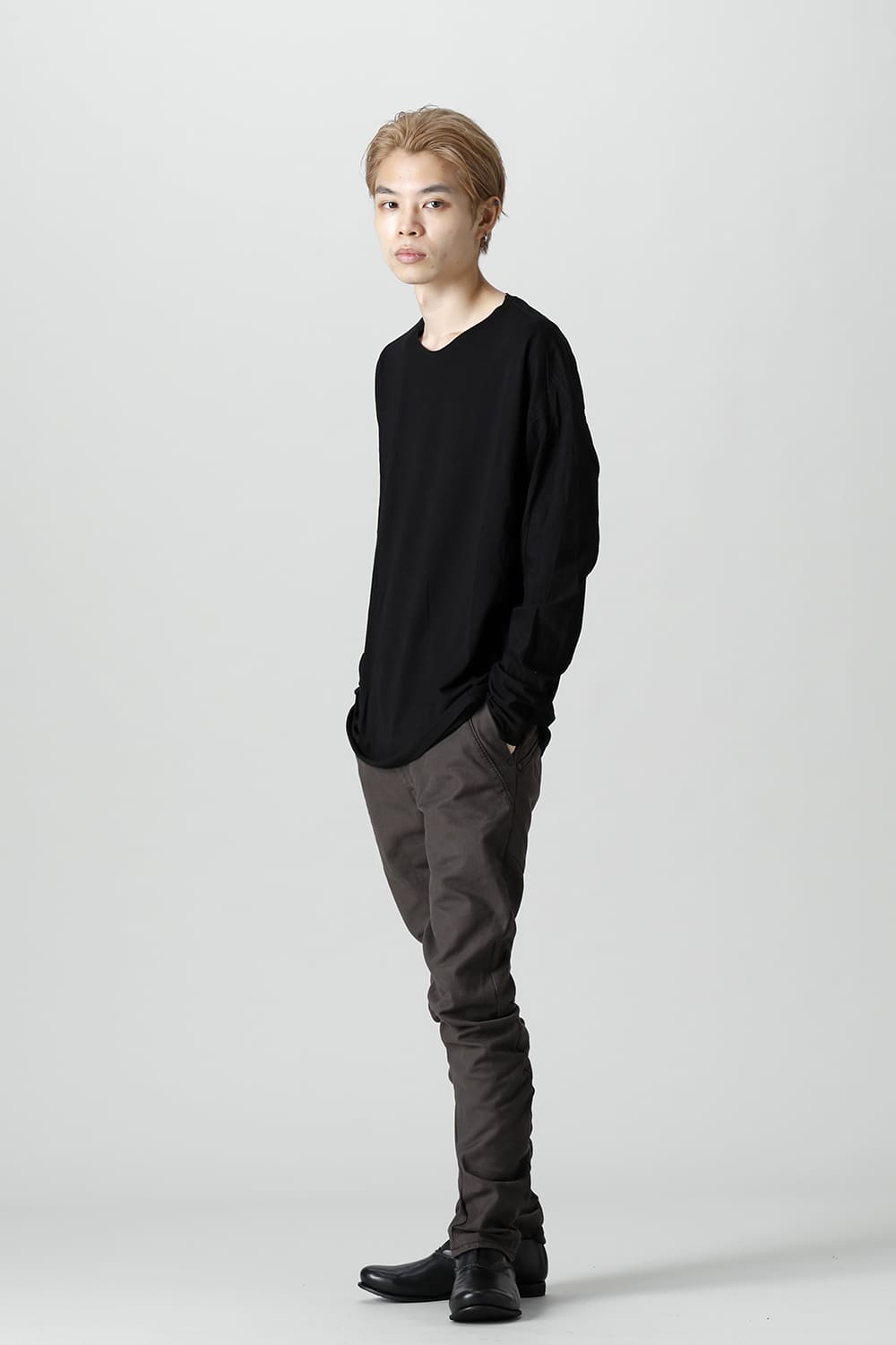 Long sleeve 100/3 Salt shrinking jersey Black