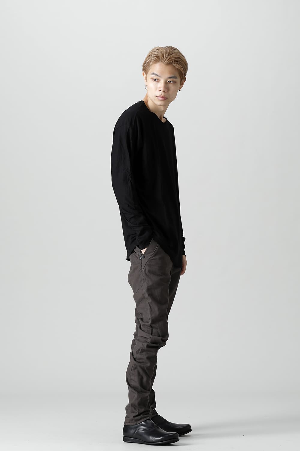 Long sleeve 100/3 Salt shrinking jersey Black