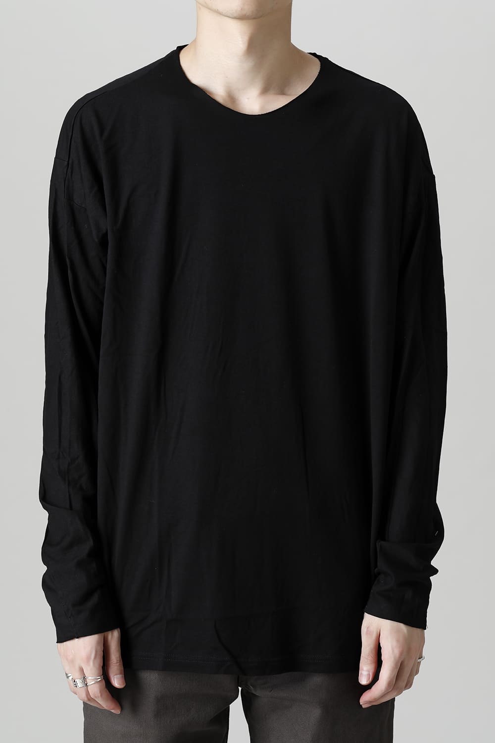 Long sleeve 100/3 Salt shrinking jersey Black