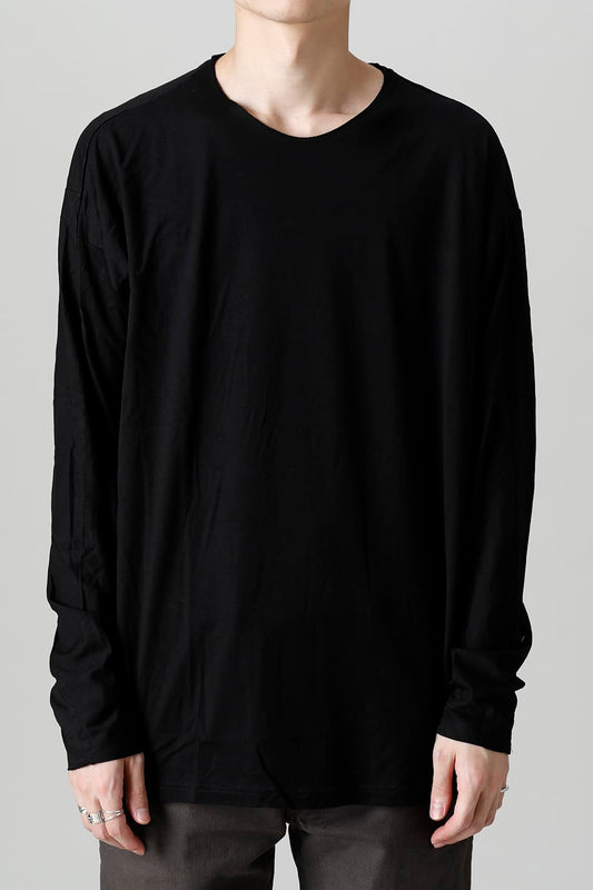 Long sleeve 100/3 Salt shrinking jersey Black