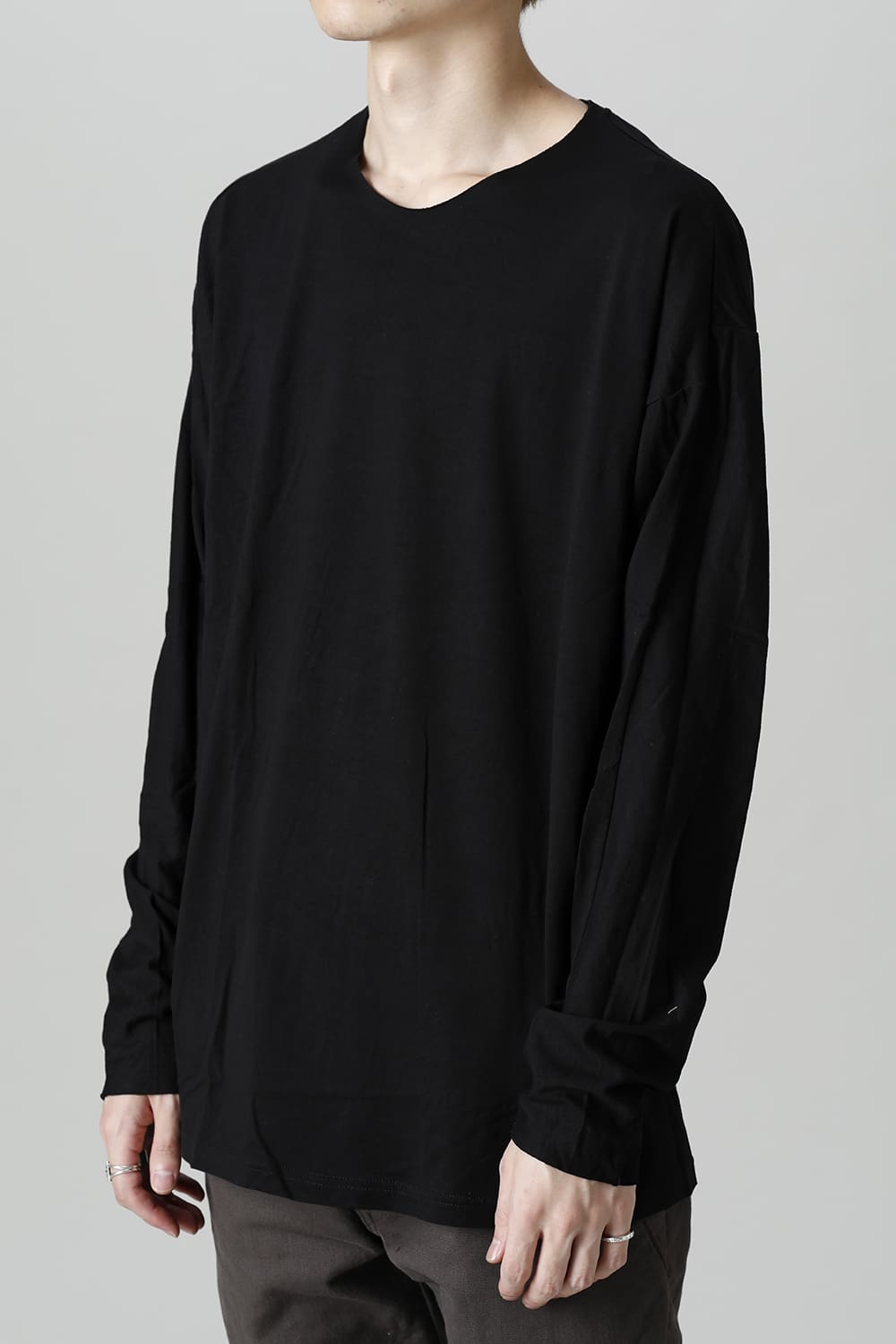 Long sleeve 100/3 Salt shrinking jersey Black