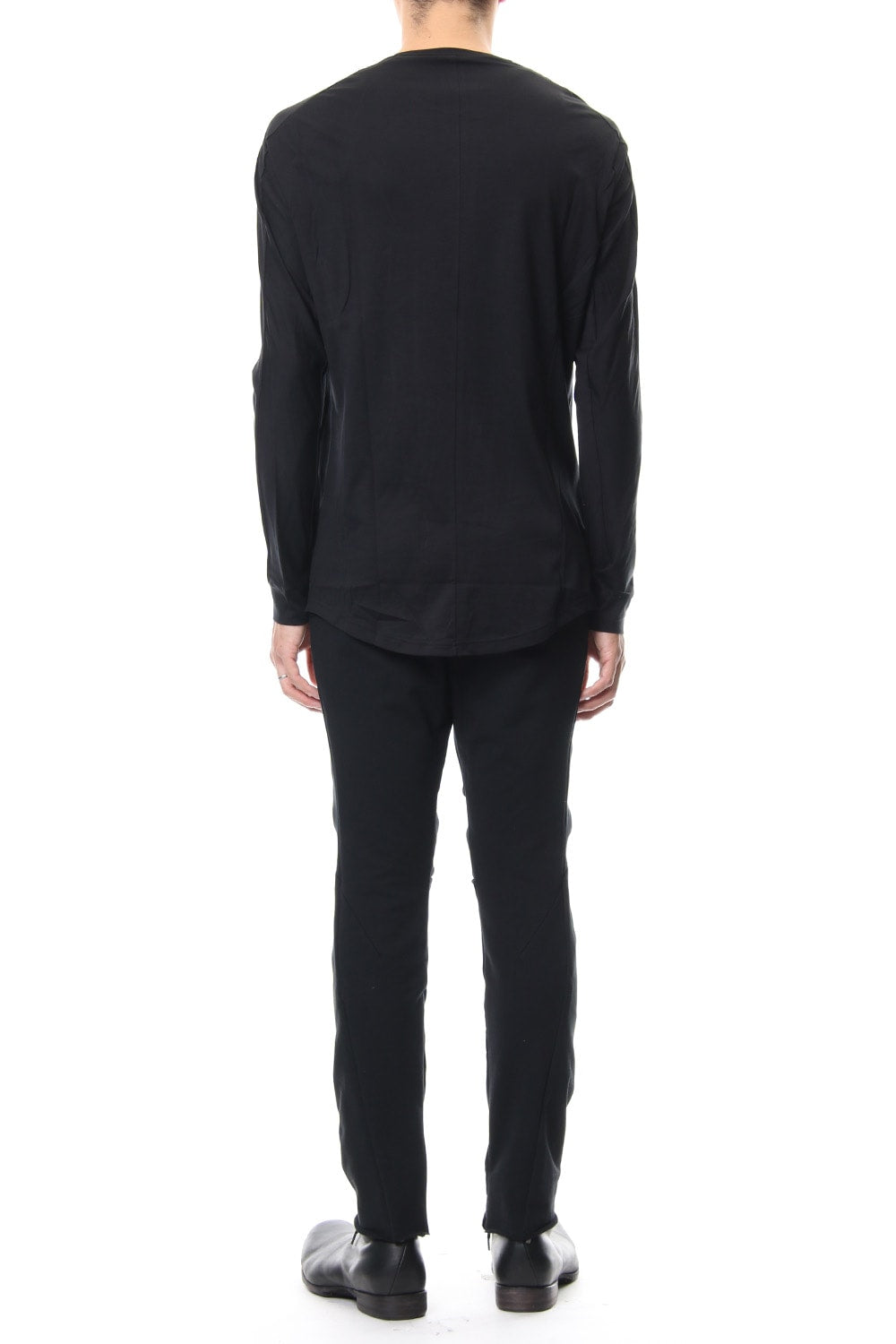 Long sleeve  egyptian cotton  jersey ( SUVIN ) Black