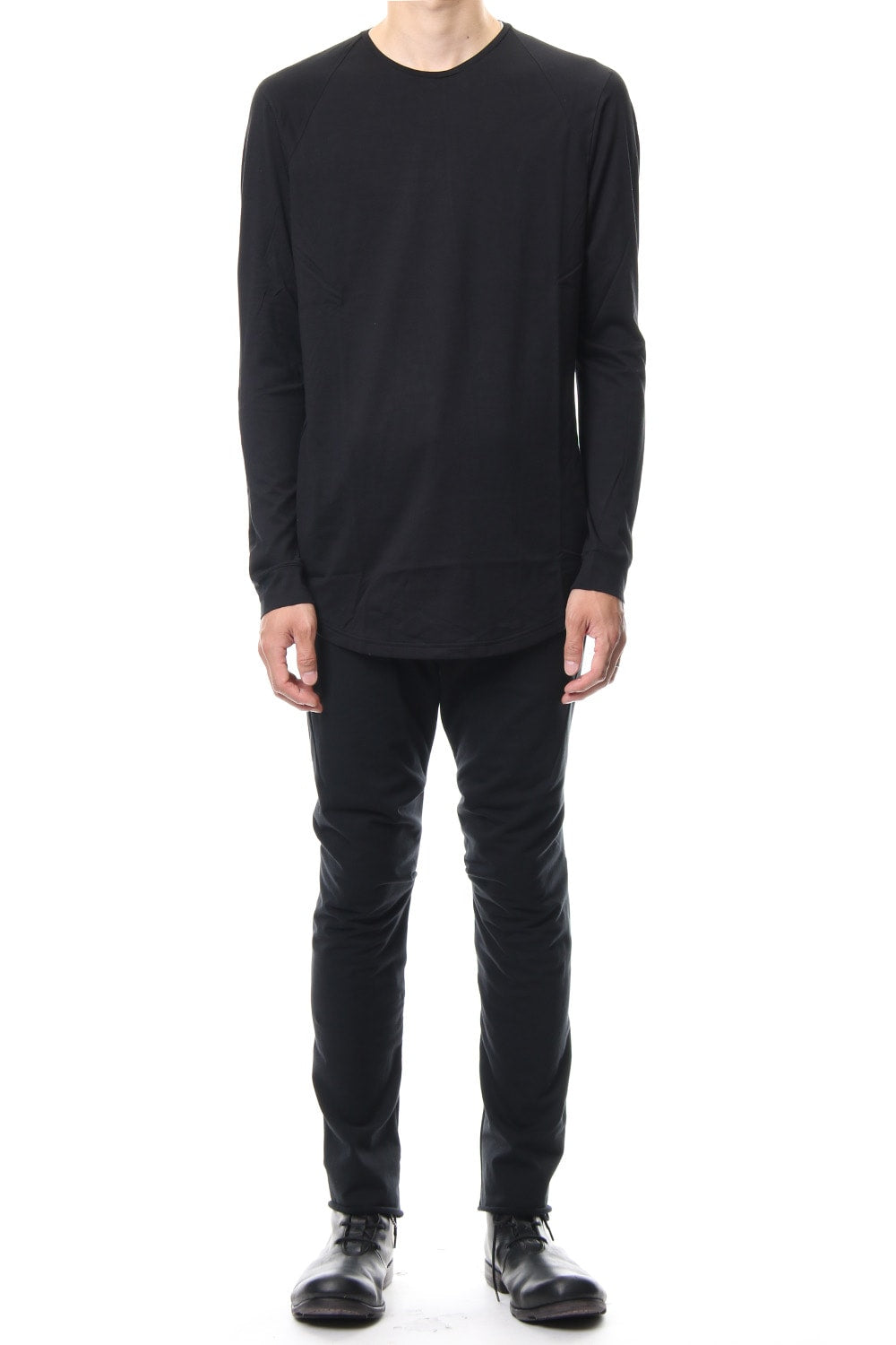 Long sleeve  egyptian cotton  jersey ( SUVIN ) Black