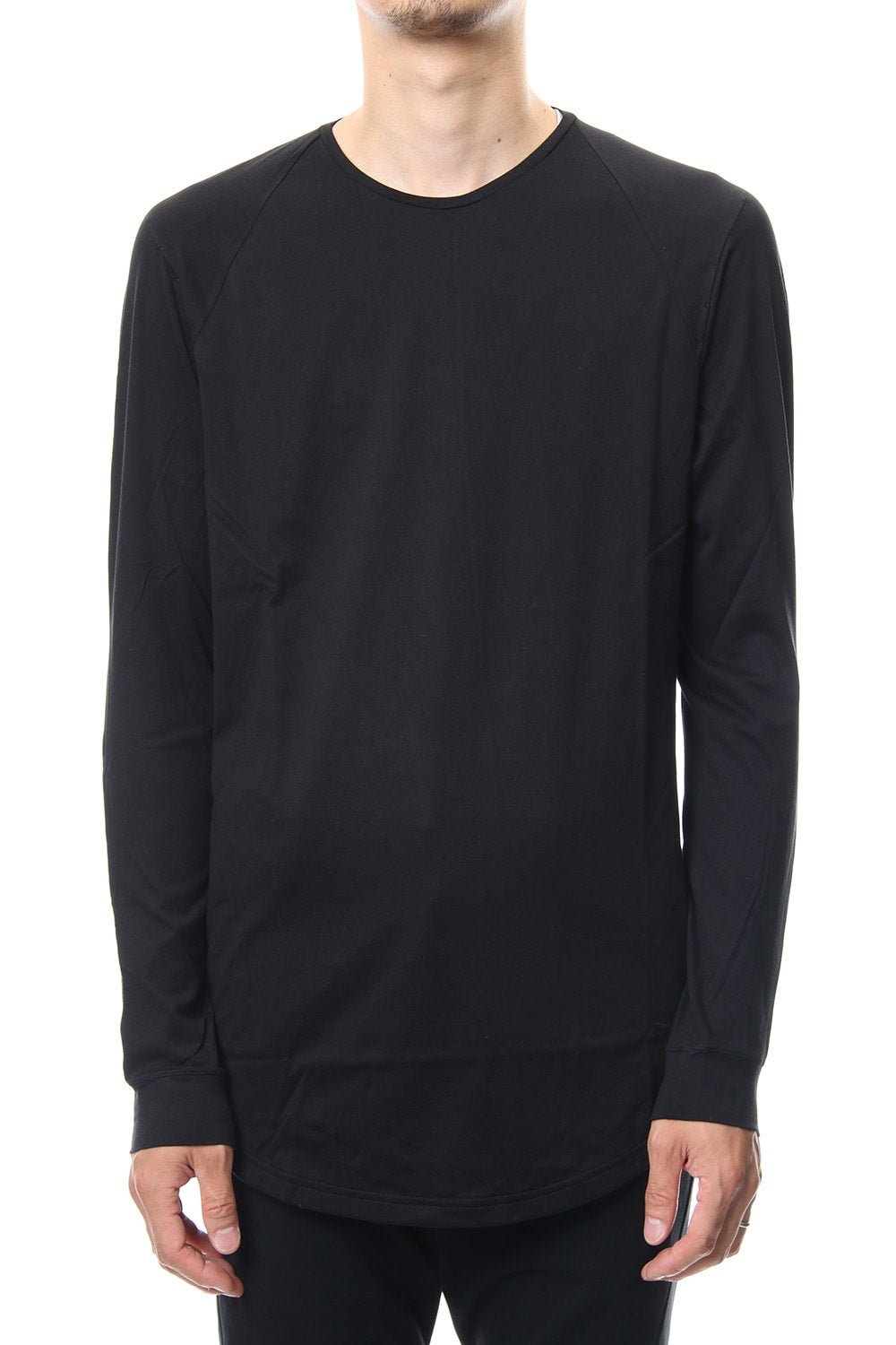 Long sleeve  egyptian cotton  jersey ( SUVIN ) Black