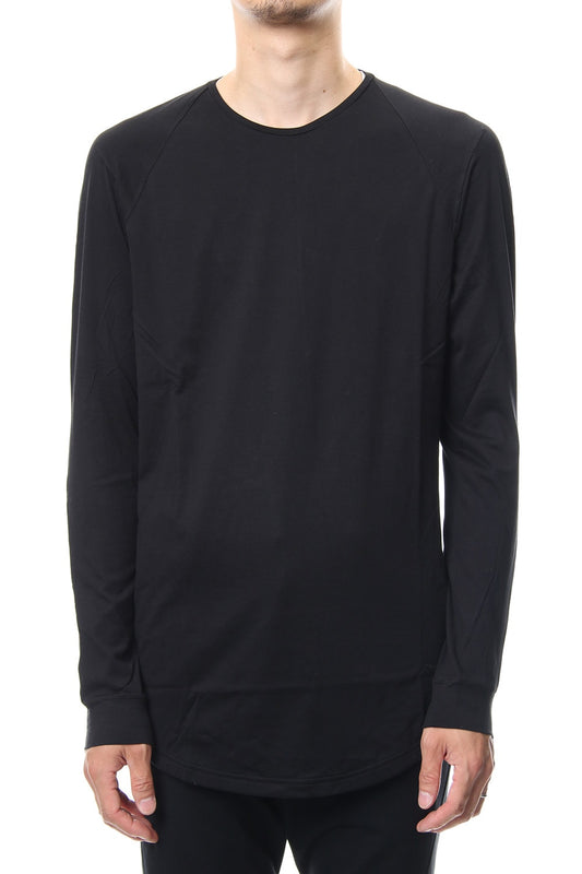 Long sleeve  egyptian cotton  jersey ( SUVIN ) Black