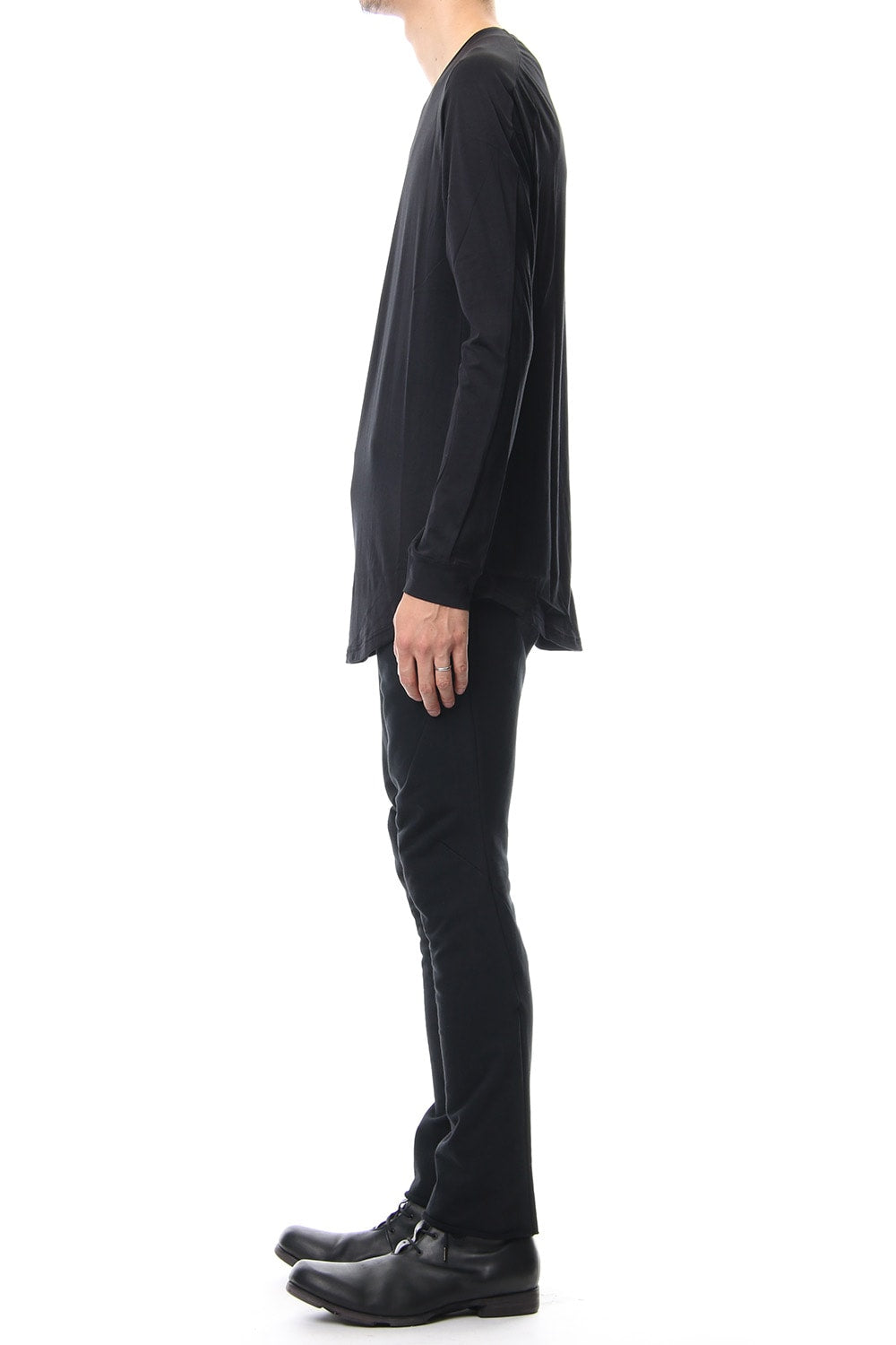 Long sleeve  egyptian cotton  jersey ( SUVIN ) Black