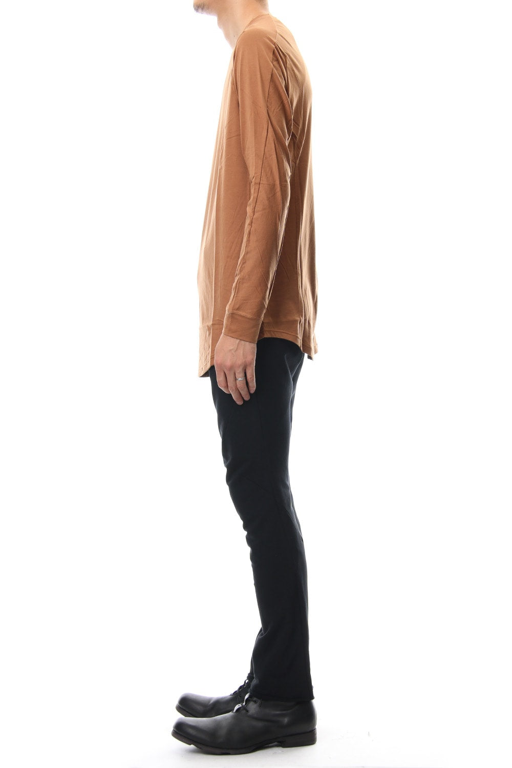 Long sleeve  egyptian cotton  jersey ( SUVIN ) Camel