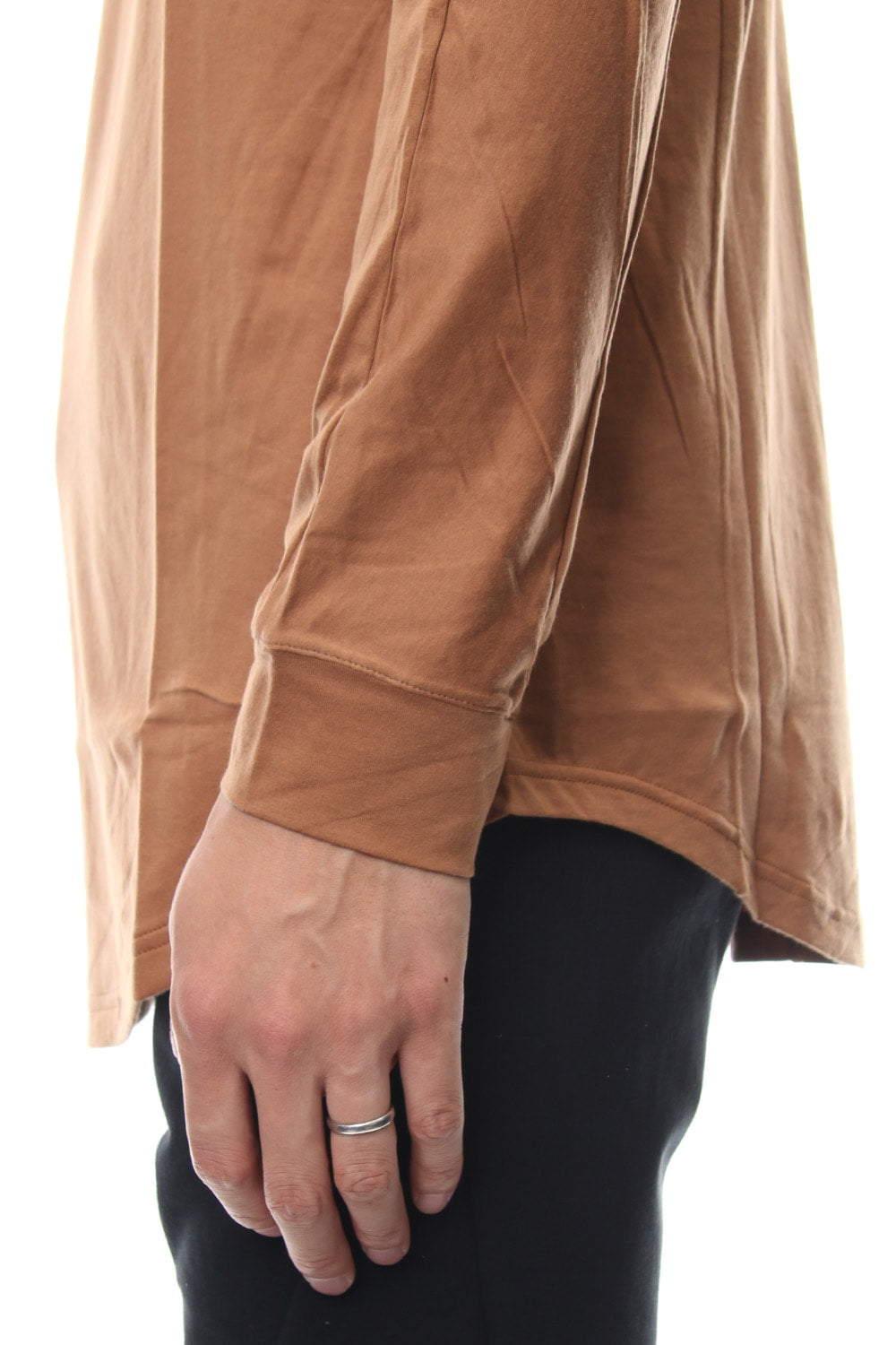 Long sleeve  egyptian cotton  jersey ( SUVIN ) Camel