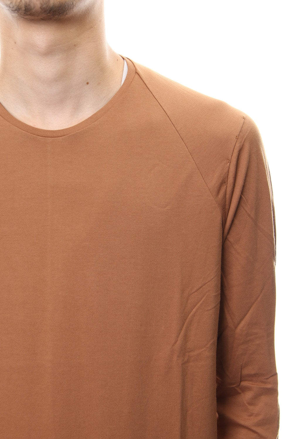 Long sleeve  egyptian cotton  jersey ( SUVIN ) Camel