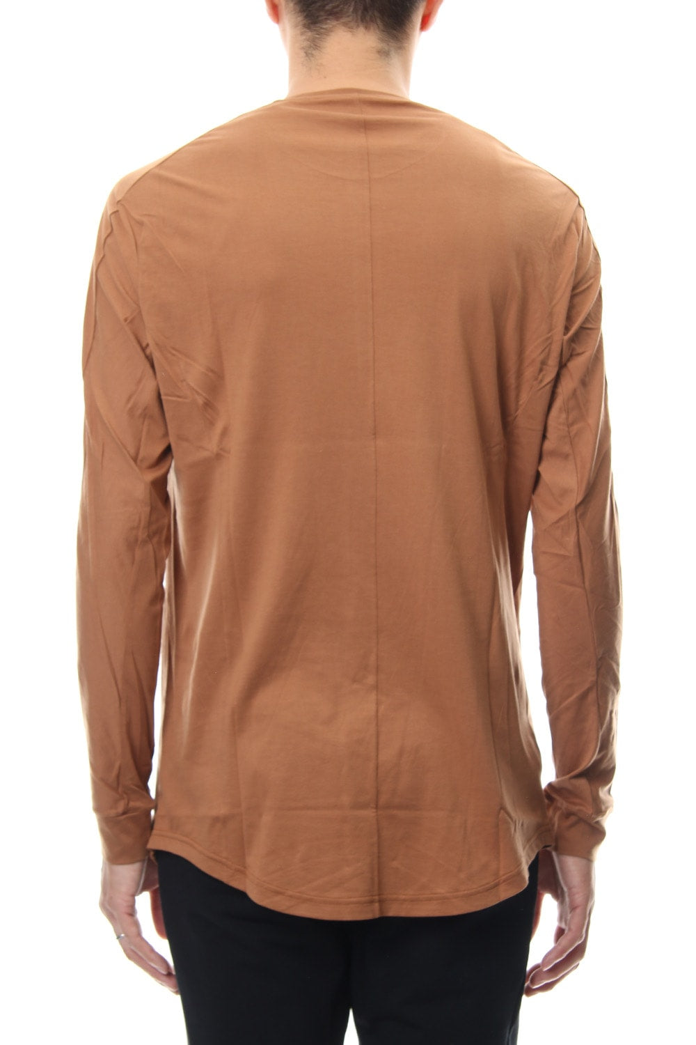 Long sleeve  egyptian cotton  jersey ( SUVIN ) Camel