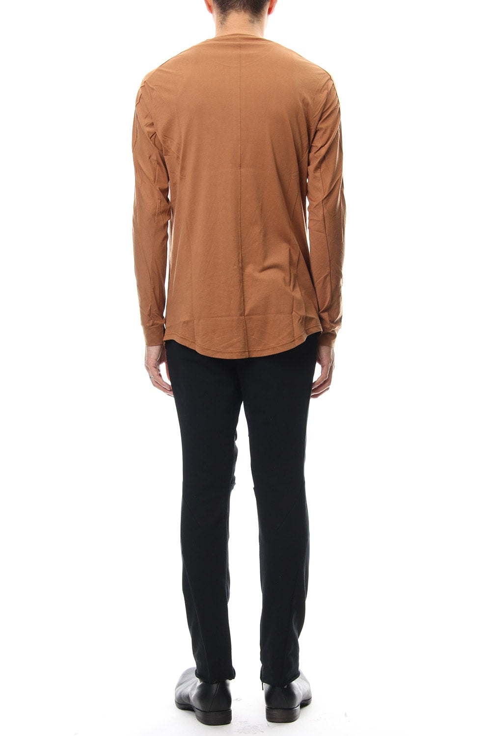 Long sleeve  egyptian cotton  jersey ( SUVIN ) Camel