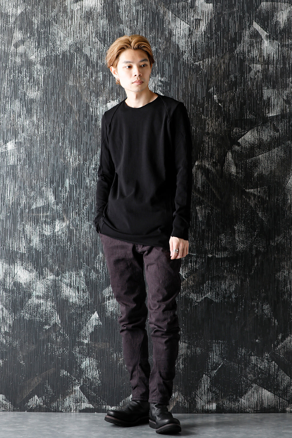 Long sleeve medium jersey Black