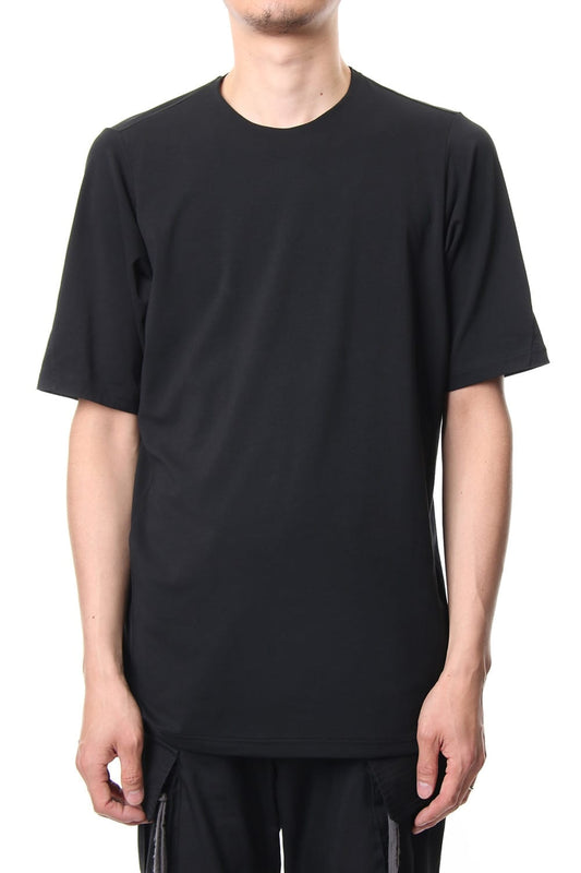 Short sleeve Cotton stretch jersey Loose fit - Black