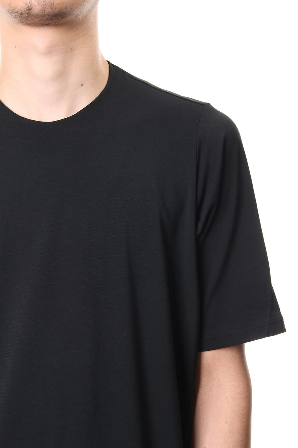 Short sleeve Cotton stretch jersey Loose fit - Black